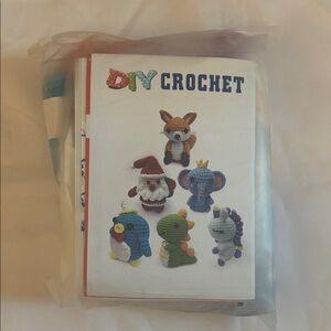 DIY Crochet Kit with Animal Designs NIP